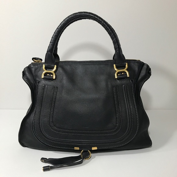 Chloe Handbags - Authentic Chloe Large Marcie Black